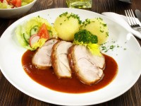 Halbpension - Abendmen mit drei Gngen (Menwahl)